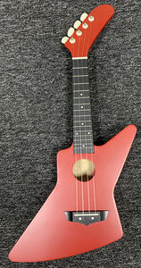 กีตาร์อูคูเลเล่ 21 นิ้ว ทรง <span class=keywords><strong>Flying</strong></span> <span class=keywords><strong>V</strong></span> 4 สาย สีสันสดใส สำหรับผู้เริ่มต้น - Product Image 6