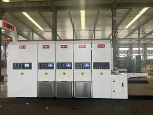Corrugated Carton Printer Slotter Die Cutter, Servo Lead Edge Feeding 3 Color Flexo <b>Printing</b> <b>Machine</b> - Product Image 4