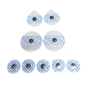 Medical Manufacturing OEM Snap Self Adhesive Disposable Electrode Patch Pads Ecg Electrodes