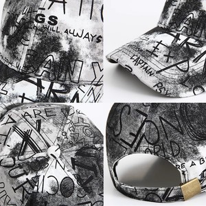 Gorra de Béisbol Estilo Hip Hop, Unisex, Moda Urbana, Colorida, con Graffiti, Protección Solar, Elegante, Versátil, Informal para Adultos - Product Image 3