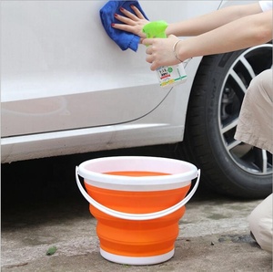 10L Portable <strong>Folding</strong> <strong>Bucket</strong> Outdoor Thick Silicone Fishing Supplies <strong>Folding</strong> <strong>Bucket</strong> for Fishing Promotion Camping Car Wash - Product Image 3
