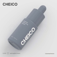 Emballage cosmétique en PET, bouteille en plastique à paroi épaisse de 100 ml pour essence liquide, flacon compte-gouttes de 50 ml, tube souple de 120 ml pour le visage