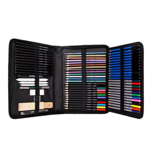 Ensemble de <span class=keywords><strong>72</strong></span> <span class=keywords><strong>crayons</strong></span> de couleur en bois hydrosolubles pour étudiants en Art - Product Image 6