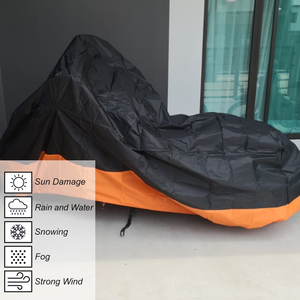 Housse de vélo pliable en polyester durable, écologique, imperméable et anti-UV pour vélos de croisière, VTT/vélos de route et vélos électriques - Product Image 2