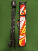 Étui de queue de billard durable à joint 1/2 en toile PVC anti-décoloration, design 6/7/8 trous, résistant à l'eau, modèle PCA637, équipement de snooker