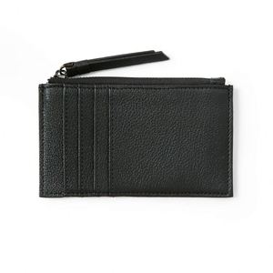 Tarjetero de Cuero de Lujo con 5 Ranuras, Monedero con Cremallera y Portamonedas, Precio Bajo - Product Image 1
