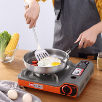 Ensemble de 3 ustensiles de cuisine en acier inoxydable, coffret cadeau |   Casserole et poêle à frire profonde avec couvercles en verre |   Poignées résistantes à la chaleur pour la cuisine à domicile