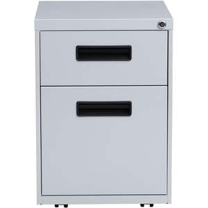 Meuble de classement à deux tiroirs en métal gris clair Alera, 14 7/8 largeur x 19 1/8 profondeur x 21 3/4 hauteur - Product Image 6