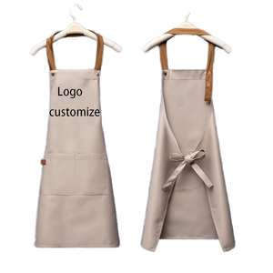 Custom Print Design Logo Adjustable Sleeveless Bib Cotton Chef <b>Apron</b> Eco-Friendly Reusable Recyclable Classic Style <b>Work</b> Daily - Product Image 1