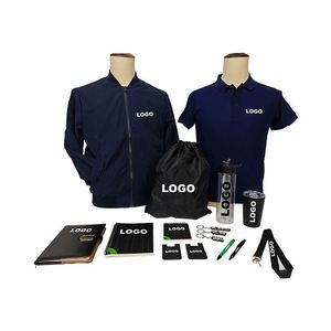 Design Cheap Wholesale Corporate Gift Set Notebook A5 Leather Luxury Promotional Items Printed logo for Office Supplies - Product Image 1