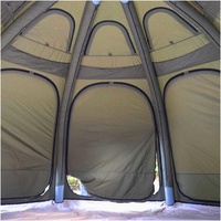 Tente Gonflable Dôme Étanche Personnalisable avec Logo, Grande Capacité, Portable, Quatre Saisons, Double Couche, Montage Rapide, 17m²