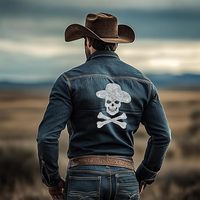 Applique en strass personnalisée motif chapeau de pirate et crâne, à thermocoller, pour garnitures de vêtements et décoration de vêtements, en gros