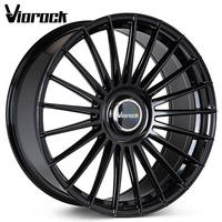 Roue forgée Viorock: noir mat, multi-rayons, légère.18-24 pouces, 5*112, 5*120, pour G65 G63 4*4 ² F350 Range Rover