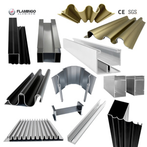 Courroie architecturale en aluminium Architectural Auvents en aluminium Architectural Batten aluminium Profilés en aluminium Architectural - Product Image 1