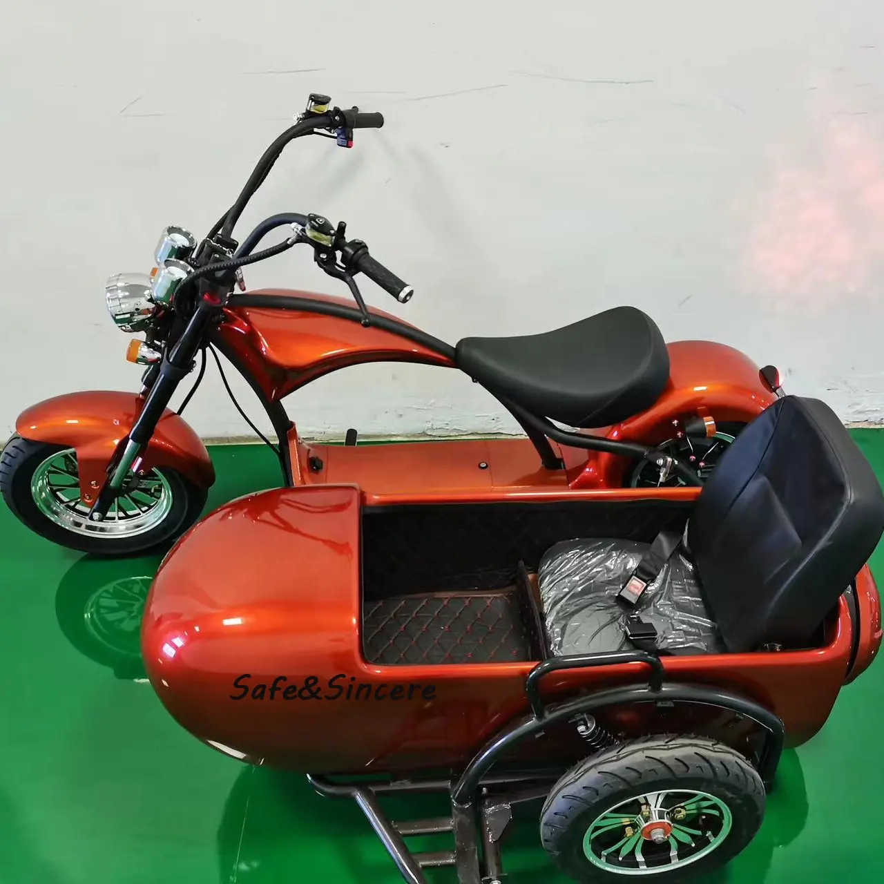 Magazzino usa/ue citycoco adulto all'ingrosso a buon mercato con secchio laterale batteria a due ruote elettrico e scooter elettrici moto ebike