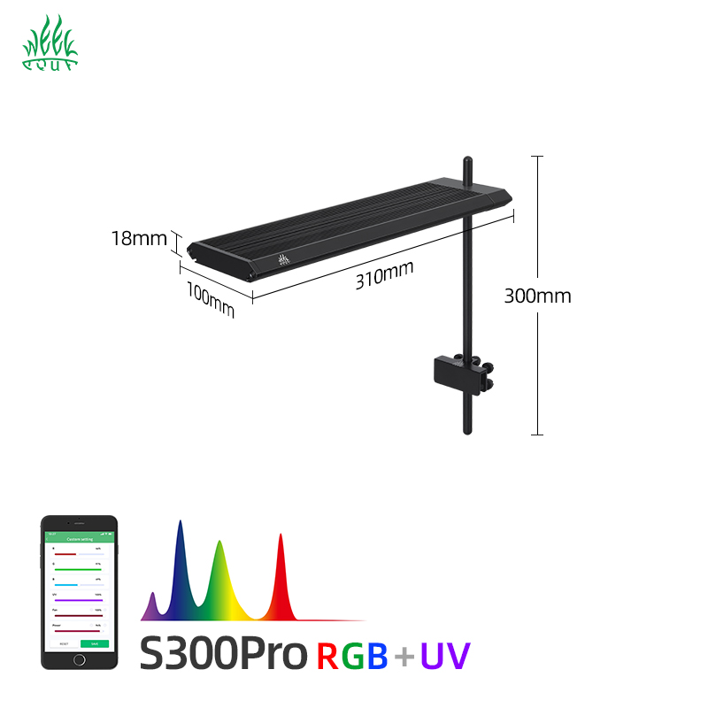 WEEK AQUA S300 Pro LED照明 20W Week Aqua S - Series Pro light — East Ocean Aquatic