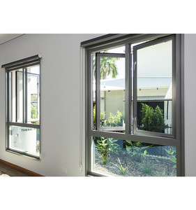 AS2047 <span class=keywords><strong>doble</strong></span> vidrio templado Swing ventana <span class=keywords><strong>de</strong></span> aluminio ventana abatible con bisagra - Product Image 1