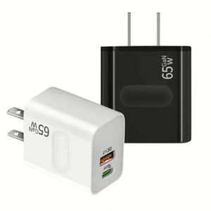 US/EU Plug 65W <b>USB</b> <b>C</b> Charger PD <b>Type</b> <b>C</b> Fast Charging Wall <b>Adapter</b> Quick Charge 4.0 Phone Charging Universal Device - Product Image 3