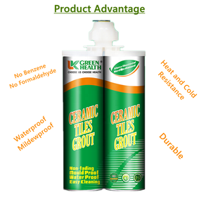 Sellador de Juntas de <span class=keywords><strong>Resina</strong></span> <span class=keywords><strong>Epoxi</strong></span> de Doble Componente Green Health, Impermeable y Antimoho, <span class=keywords><strong>para</strong></span> Relleno de Espacios en Pisos y Paredes de Cerámica - Product Image 3
