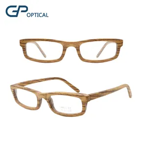 GW0011 BM 2019 nouvelle mode carré lunettes de bambou bois lunettes optiques cadre