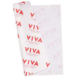 Papel de Envolver para Alimentos con Logotipo Personalizado, Papel de Carnicería de Grado Alimenticio, Papel Antigrasa para Hamburguesas, Papel para Envolver Carne, Papel para Sándwiches con Recubrimiento de PE - Product Image 5