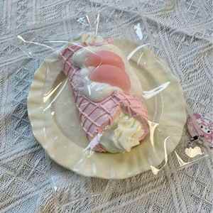 NEW Simulation Filled Wafers Silicone <b>Squishy</b>-Soft Sticky Cream Mud Texture Anxiety Relief Gift for Kids Adults Office Desk Fun - Product Image 1