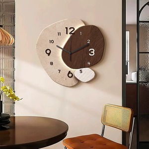 Orologio <span class=keywords><strong>da</strong></span> <span class=keywords><strong>Parete</strong></span> Analogico Silenzioso in <span class=keywords><strong>Stile</strong></span> <span class=keywords><strong>Vintage</strong></span>, Senza Cornice, con Motivo Still Life per Soggiorno e Ristorante, in 'Porcellana Cristallina' - Product Image 4