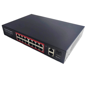 <span class=keywords><strong>Switch</strong></span> POE Gigabit HUOYI a <span class=keywords><strong>16</strong></span> Porte 48V Attivo IEEE802.3 AF/AT Gestito per Telecamere IP CCTV Disponibile - Product Image 1