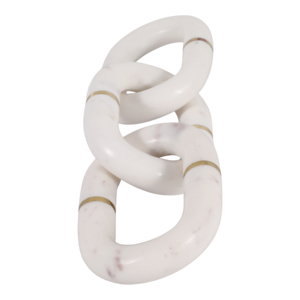 Scultura a Catena in Marmo, Elemento Decorativo Moderno Collegato per Casa, Ufficio, Bagno, Soggiorno, Scaffale - Product Image 5