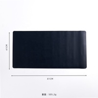 En Stock imperméable 80*40 cm grand tapis de bureau antidérapant ordinateur de bureau tapis de bureau en cuir Pu