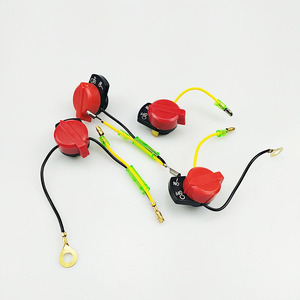 Interruptor de Apagado de Doble Cable para Motor de Gasolina 168F170, 12V SPST, Plástico, Uso Industrial - Product Image 1