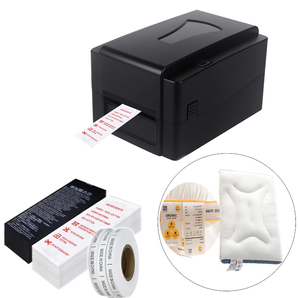 Collar Label Sticker Printer Etiqueta para Máquina Vestuário Pillow Wash Care Label Printer Usado para Tag Linen for Rental <span class=keywords><strong>Properties</strong></span> - Product Image 1