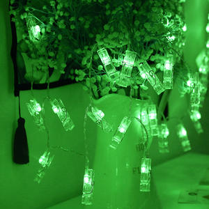 Guirnalda de luces LED creativa que funciona con pilas IP65, luz colorida con Clip para fotos para el Día de San Valentín, decoración de confesión, pared de fotos - Product Image 3