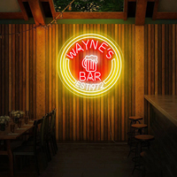 Enseigne Néon Personnalisé Pub Bière Signalisation Décor Boutique Magasin Restaurant Bureau Bar Led Enseigne Néon pour Bar Signalisation Logo Personnalisé néon LED