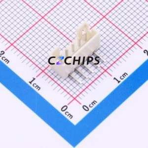 WAFER-PH2.0-5PWZ-Y62 Wire-to-Board Pin Header Bent Lead Through Hole,P=2mm Connector 1x5P 2mm Right Angle Insert PH - Product Image 1