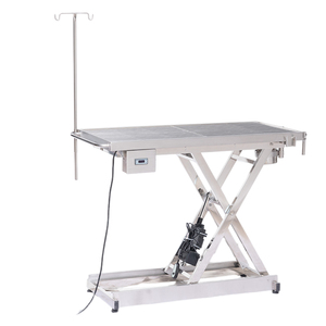 IN-P001 Steel Animal Operation <b>Table</b> For Pets Electric Veterinary Surgical <b>Table</b> With Quality Certification - Product Image 3