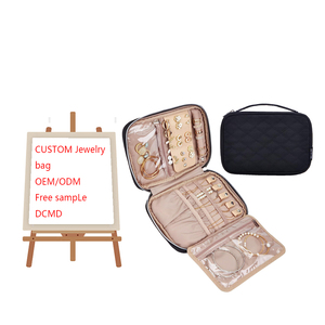 Travel Jewelry Organizer Portable Jewelry Storage Case for Earrings Rings Necklaces Bracelets