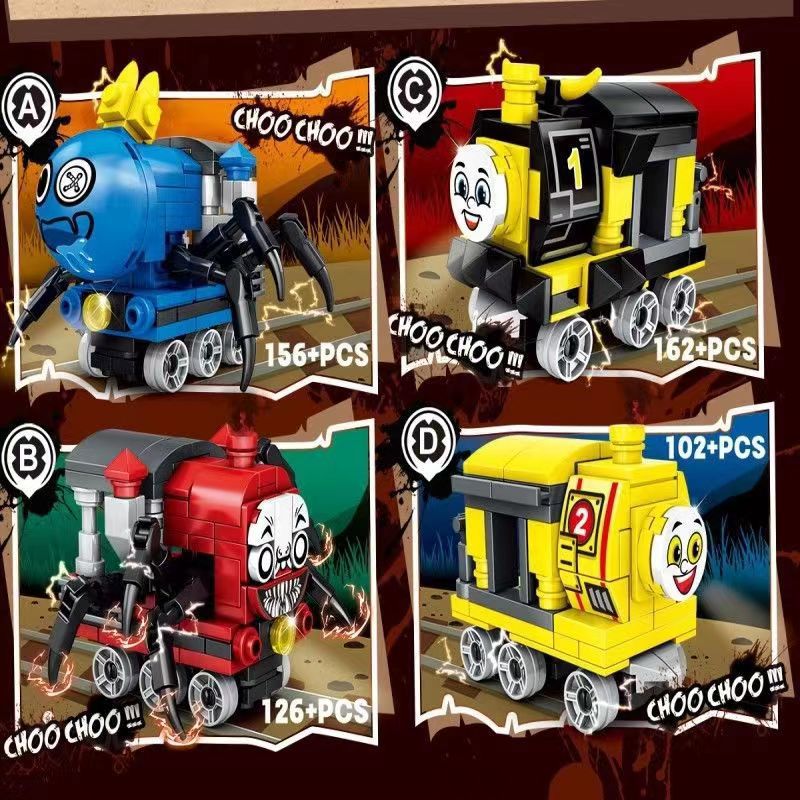 9217 Mini Treno Horror - 4 Modelli