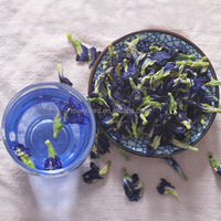 Fleur de pois papillon bleue séchée, herbes, thé santé, recettes, colorant alimentaire, antioxydants, anti-âge