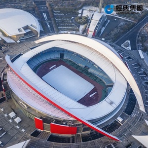 Bâtiment de stade moderne en structure métallique, bâtiment préfabriqué pour divertissements publics et sports - Product Image 4