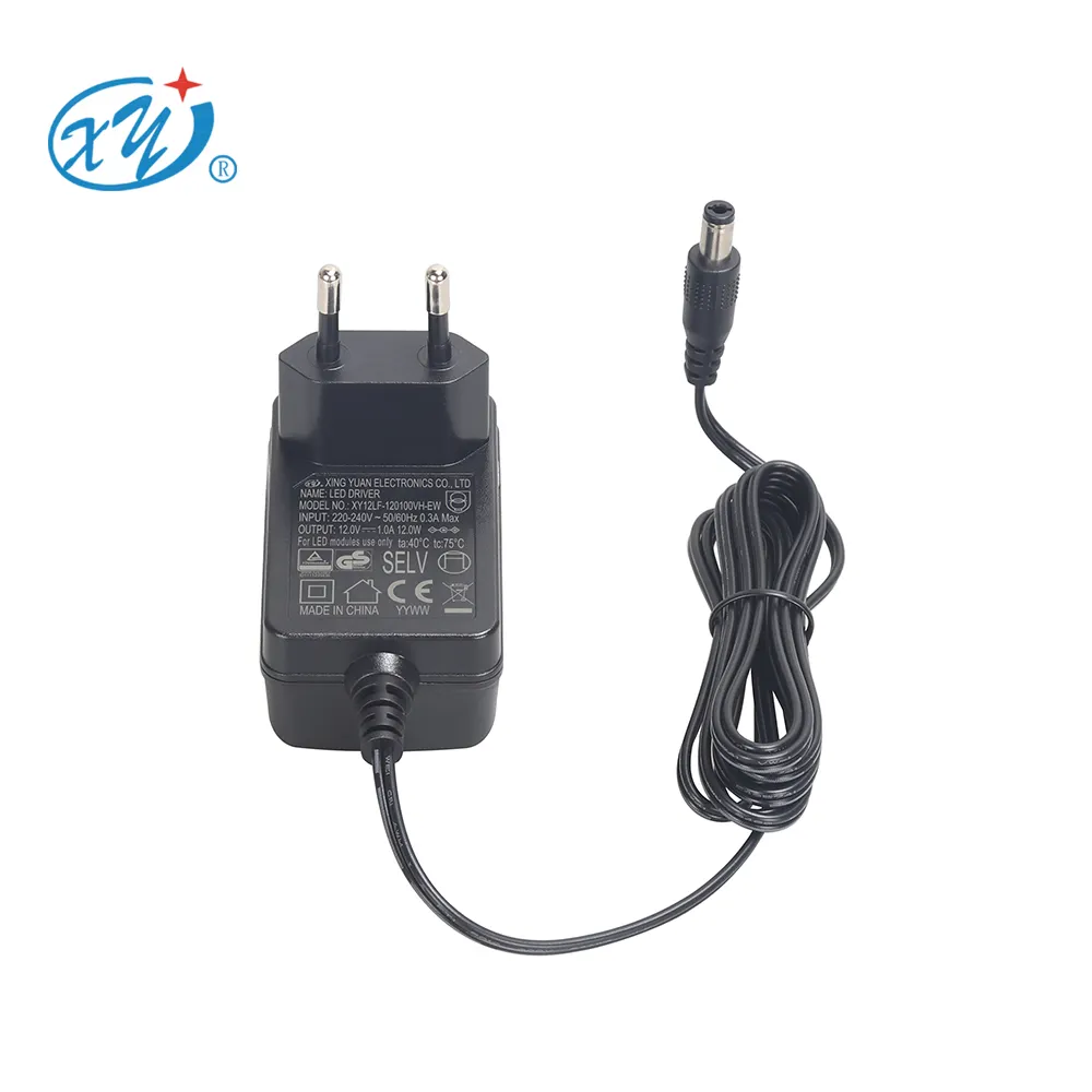 Adaptador de fuente de alimentación profesional AC 100-240V a DC 12V 1A 0.5a 1000ma 2A 3A con certificado CE GS ETL SAA para tira de luz LED