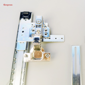 Accesorios <span class=keywords><strong>para</strong></span> Muebles: Sistema <span class=keywords><strong>de</strong></span> Puerta Abatible Oculta con Riel Deslizante y Bisagra <span class=keywords><strong>de</strong></span> Bolsillo <span class=keywords><strong>para</strong></span> Gabinetes <span class=keywords><strong>de</strong></span> <span class=keywords><strong>Cocina</strong></span> - Product Image 2