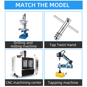 हेस टाइटेनियम मशीन टैप्स स्प्रिल फ्लैट थ्रेड टैप्स एम 4m5m6m8 ड्रिल बिट स्क्रू मशीन स्क्रू थ्रेड मीट्रिक टैप - Product Image 6