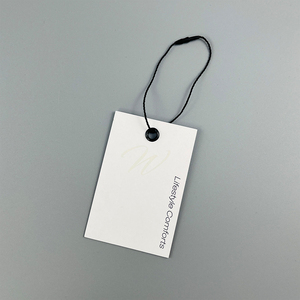 XWD 맞춤형 브랜드 로고 양피지 친환경 친환경 행 스트링 태그 로프 행태그 - Product Image 3