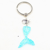 Vente en gros Porte-clés pendentif queue de poisson et écailles dégradées, Bijoux de mode, Pendentifs et Breloques