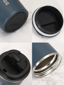 Tazas y tazas térmicas de té y café con aislamiento recubierto de polvo de acero inoxidable de doble pared con logotipo personalizado superventas al por mayor - Product Image 6
