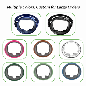 Maschera Subacquea Integrale in Silicone con Ampia Visuale Ovale, la Più Venduta in Fabbrica, per Immersioni e Pesca Subacquea - Product Image 5