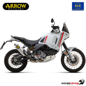 Escape de motocicleta de flecha de alta calidad Indy Race Slip On Titanium aprobado para Ducati Desertx 950 2022 - Product Image 2