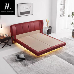 Villa <span class=keywords><strong>de</strong></span> cama <span class=keywords><strong>de</strong></span> cuero <span class=keywords><strong>de</strong></span> lujo ligera italiana <span class=keywords><strong>casa</strong></span> <span class=keywords><strong>de</strong></span> lujo con la serie <span class=keywords><strong>de</strong></span> dormitorio principal <span class=keywords><strong>de</strong></span> cama doble simple moderna - Product Image 2