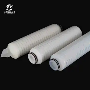 EATFV Series Corrosion Resistant 20 Nano 50 Nano pvdf filter cartridge hydrophobic bacterial filter for Electronic Industry